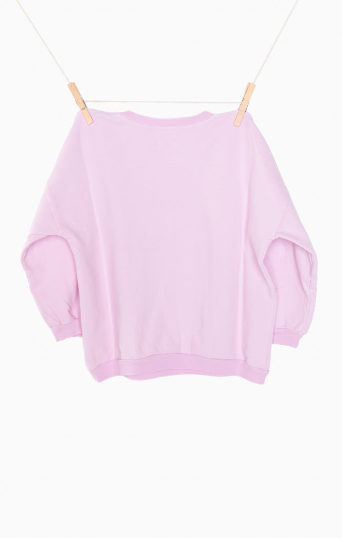 Davis Sweatshirt ~ Pink Mini Graphic