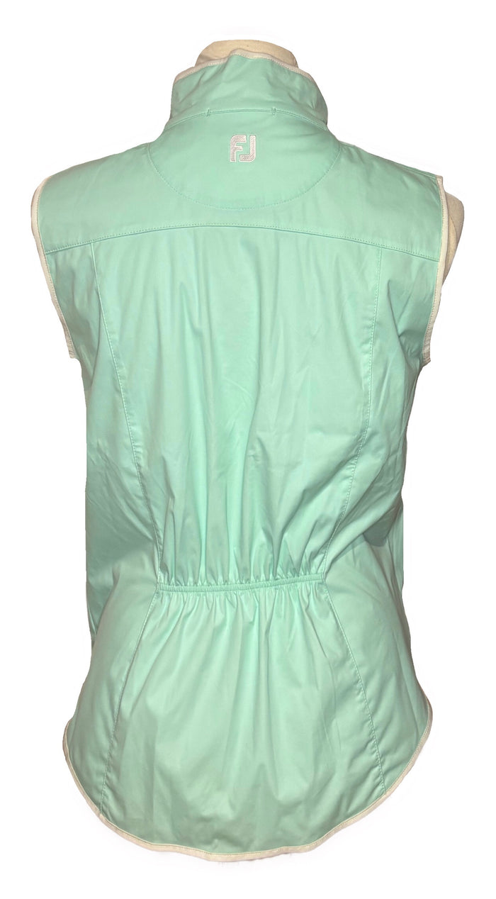 Footjoy Mint Full Zip Vest w/ Logo Size S