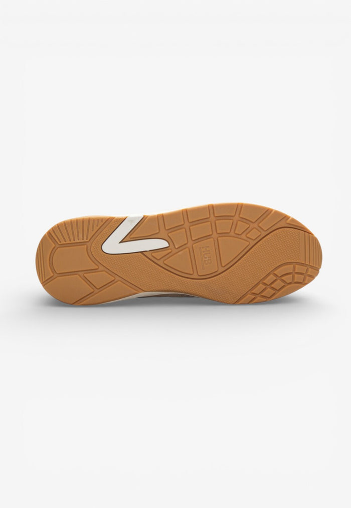 Heren veterschoenen-Beige combi kleur