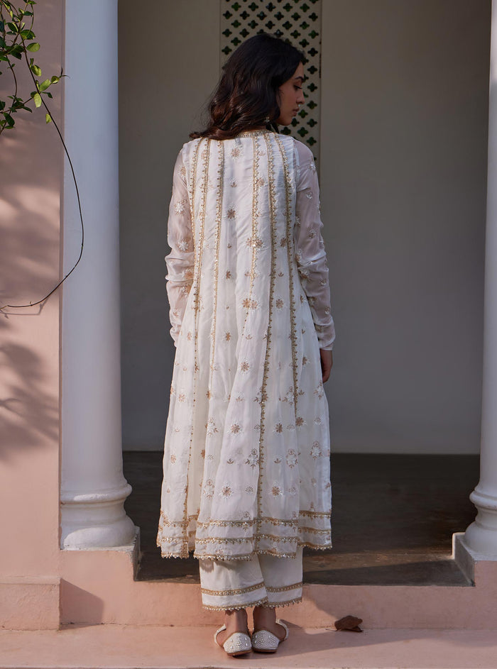 Mulmul Pima Agira Off White Pant