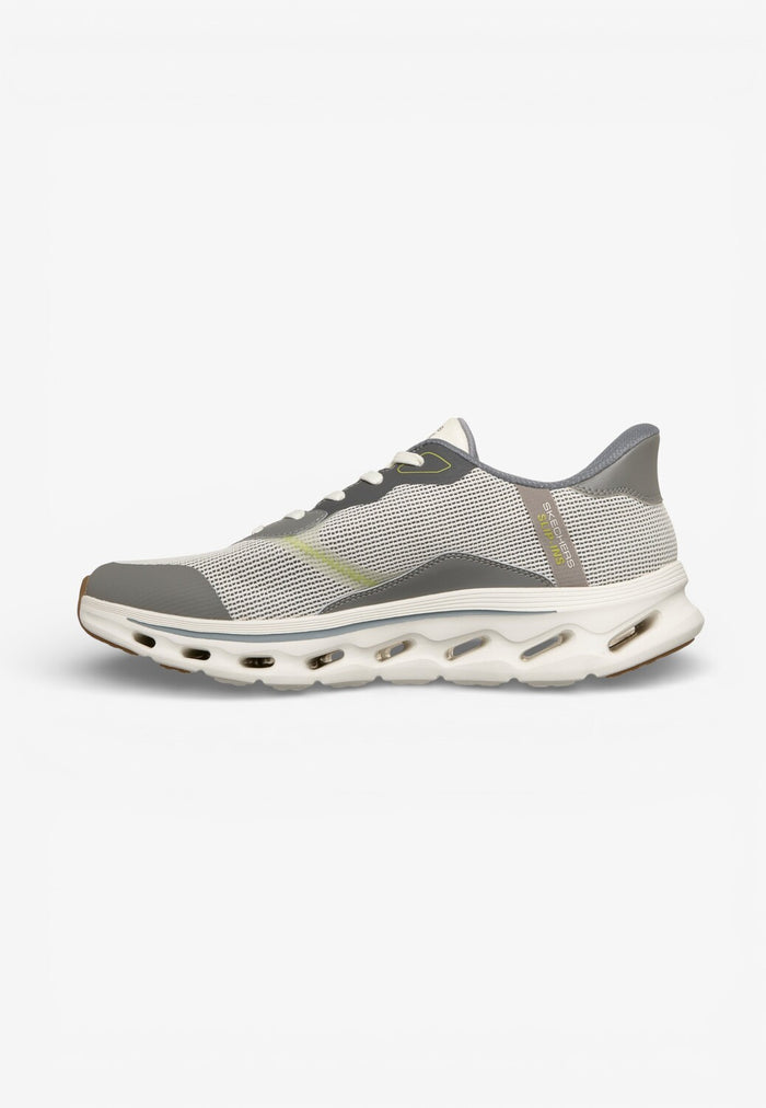 Heren veterschoenen-Groen combi kleur