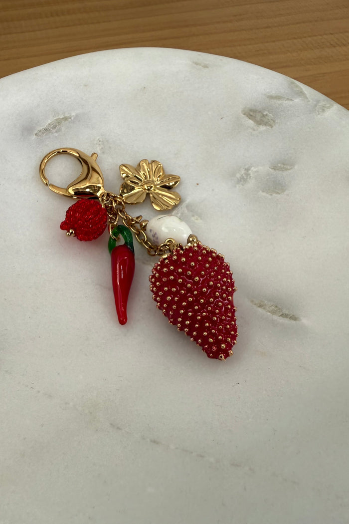 Strawberry Fields Keychain