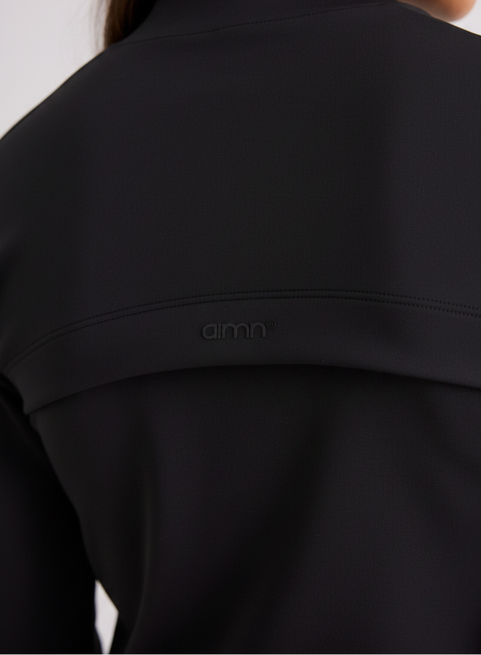 Black Sense Zip Jacket