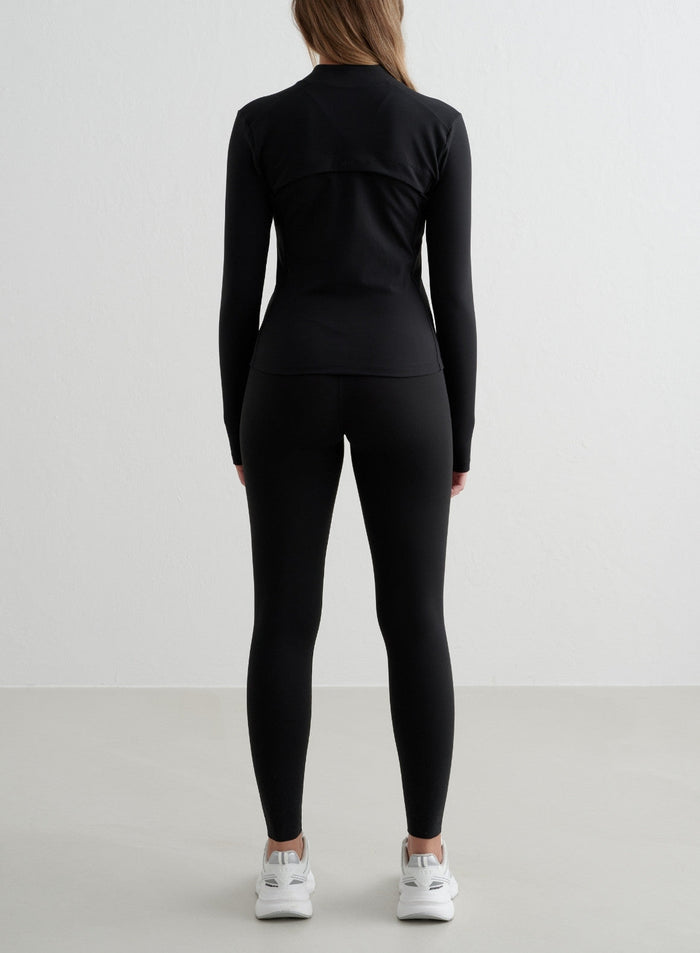 Black Sense Zip Jacket