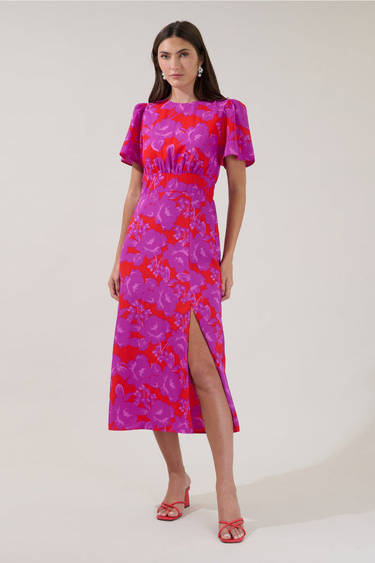 Bloom Midi Dress Sandrie Floral