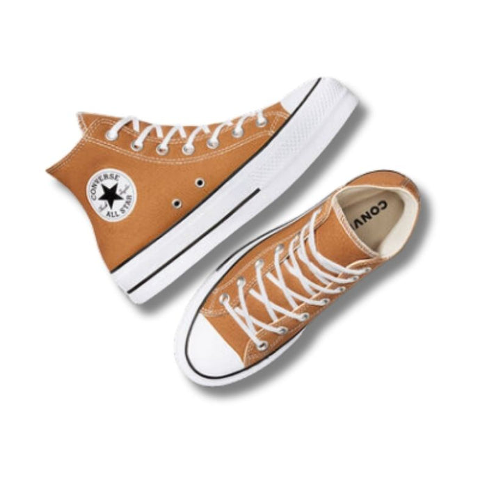 נעלי אולסטאר CHUCK TAYLOR LIFT נשים - כתום / לבן