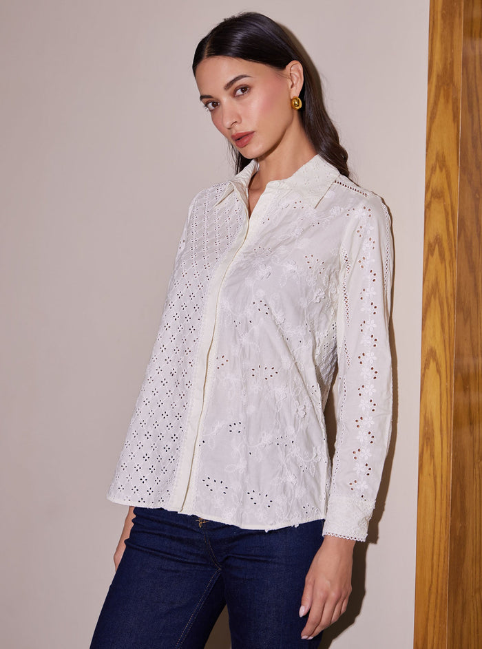 Clio Supima Cotton White Shirt