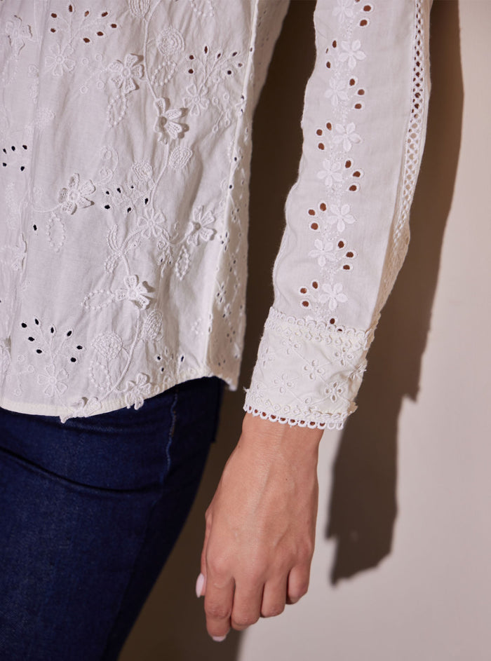 Clio Supima Cotton White Shirt