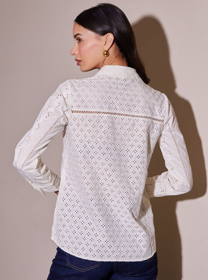 Clio Supima Cotton White Shirt