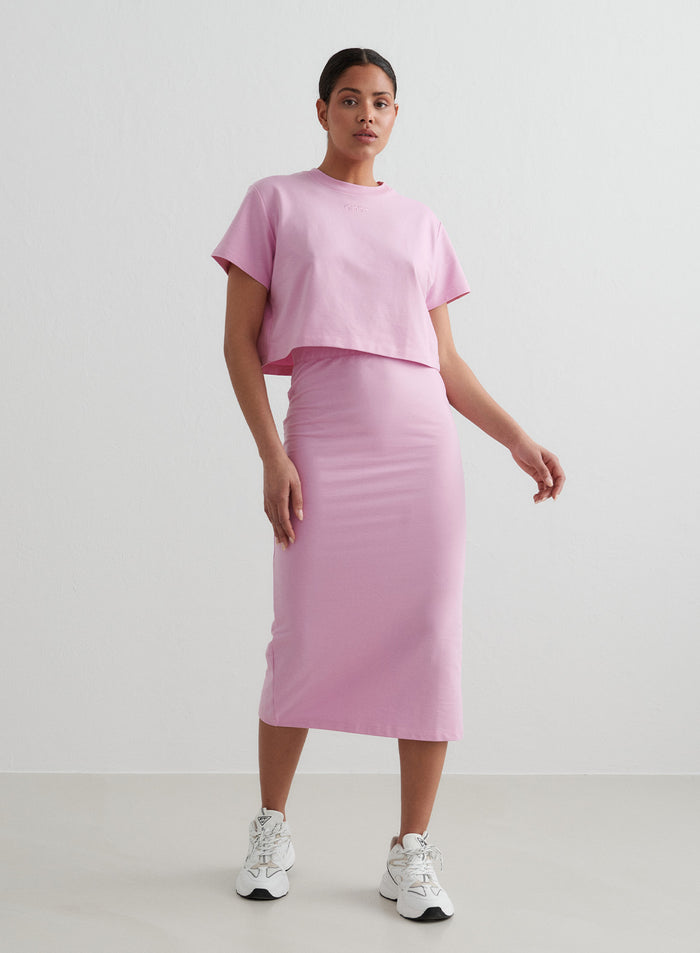 [The model wears size S and is 176 cm.]