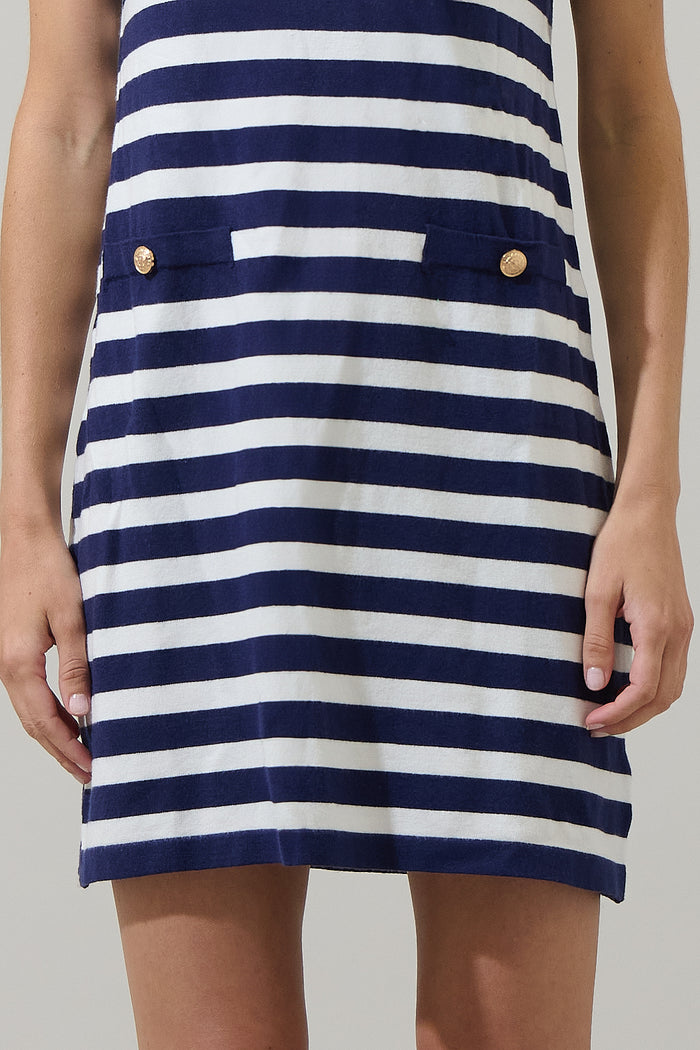 Ebie Striped Mini Dress