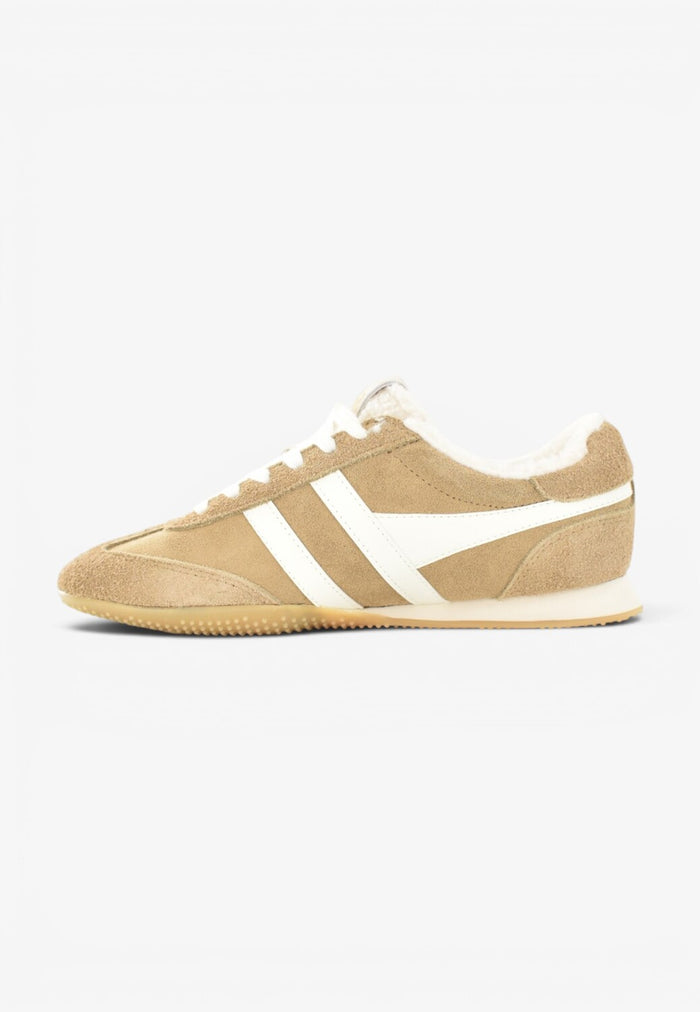 DAMES SPORTIEVE VETERSCHO-Beige suède/nubuck