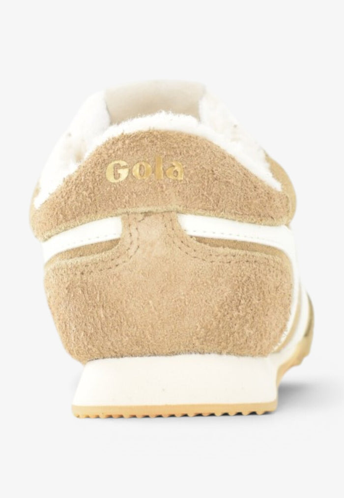 DAMES SPORTIEVE VETERSCHO-Beige suède/nubuck