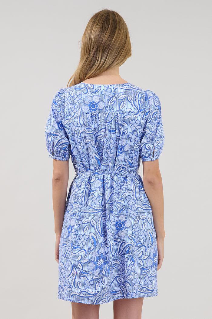 Hally A-line Mini Dress Floral
