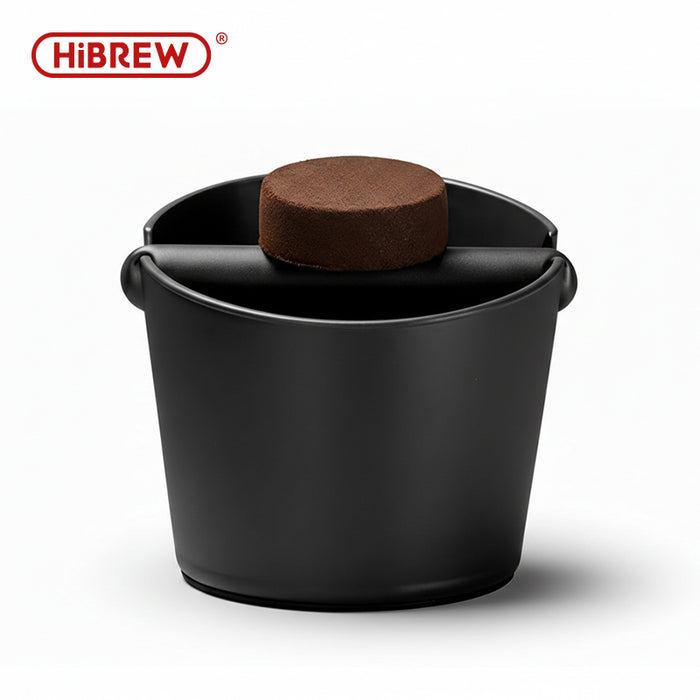 HiBREW Small Coffee Grounds Bucket | ABS Durable Espresso Puck Waste Bin