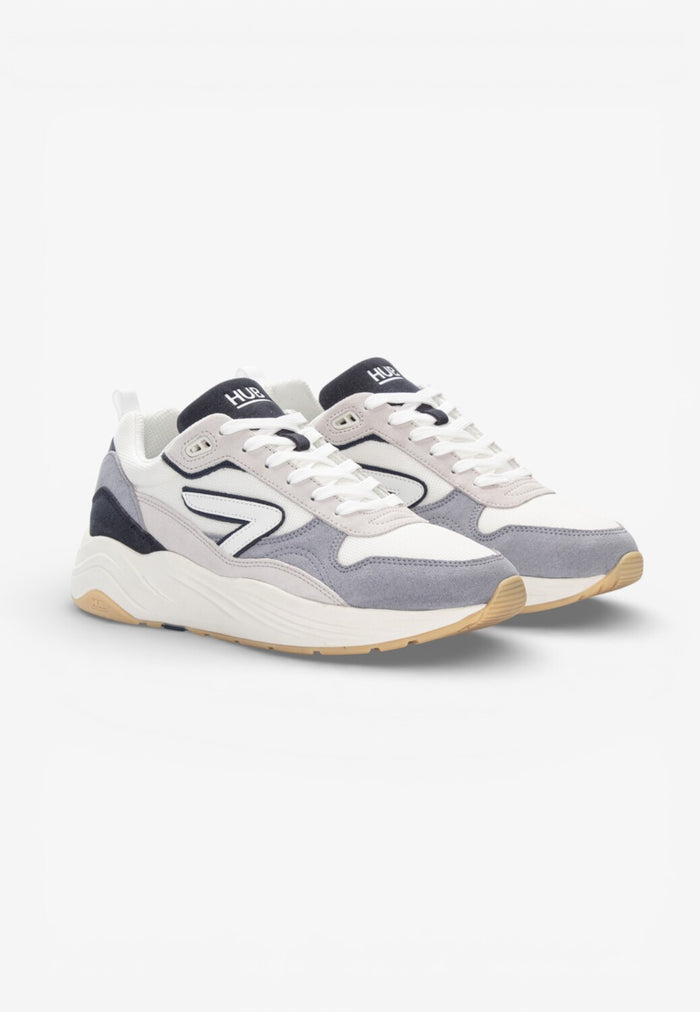 Heren veterschoenen-Grijs combi kleur
