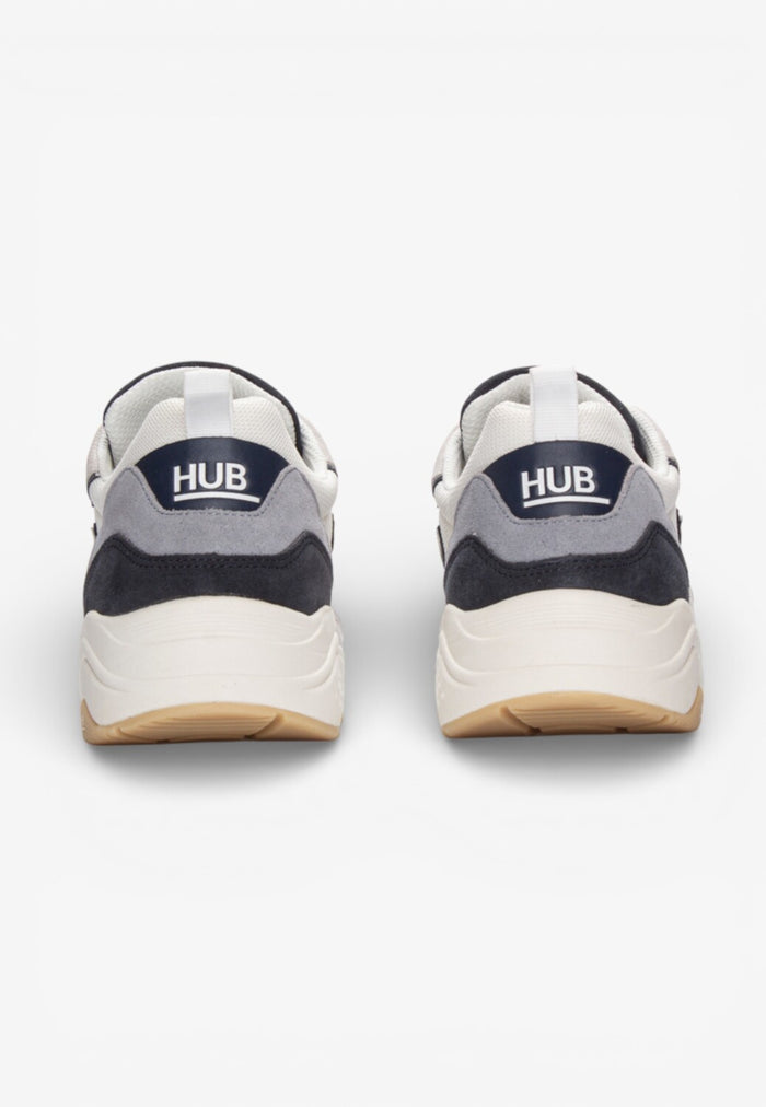 Heren veterschoenen-Grijs combi kleur