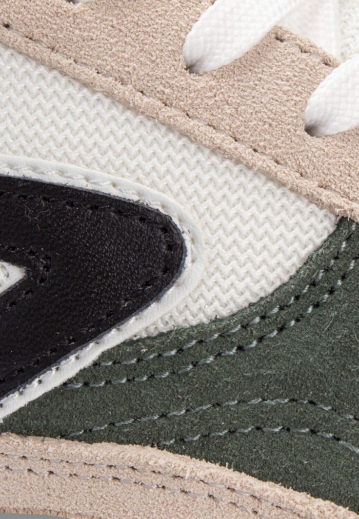 Heren veterschoenen-Groen combi kleur