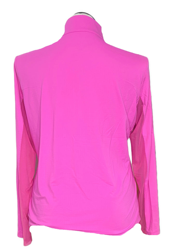 Ibkul Solid 1/4 Zip Sun Shirt Pullover