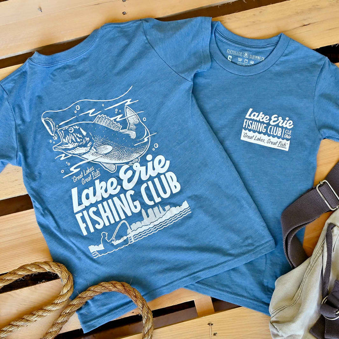 Lake Erie Fishing Club - Youth Crew T-shirt