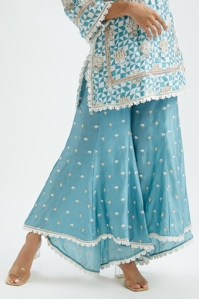 Leyton Palazzo TEAL