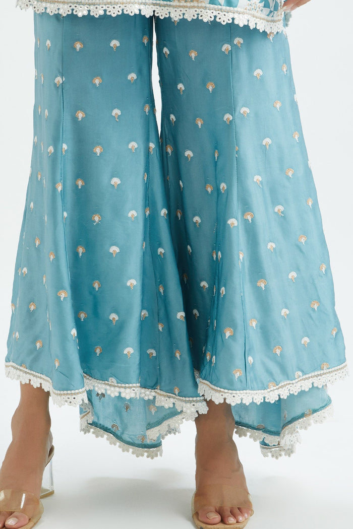 Leyton Palazzo TEAL