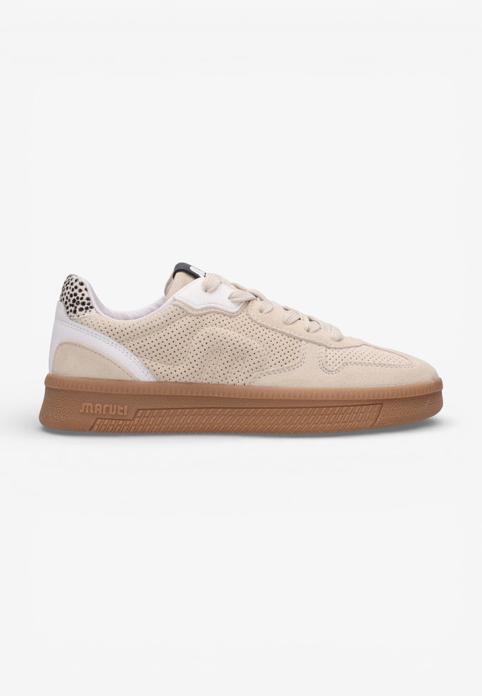 DAMES SPORTIEVE VETERSCHO-Beige suède/nubuck