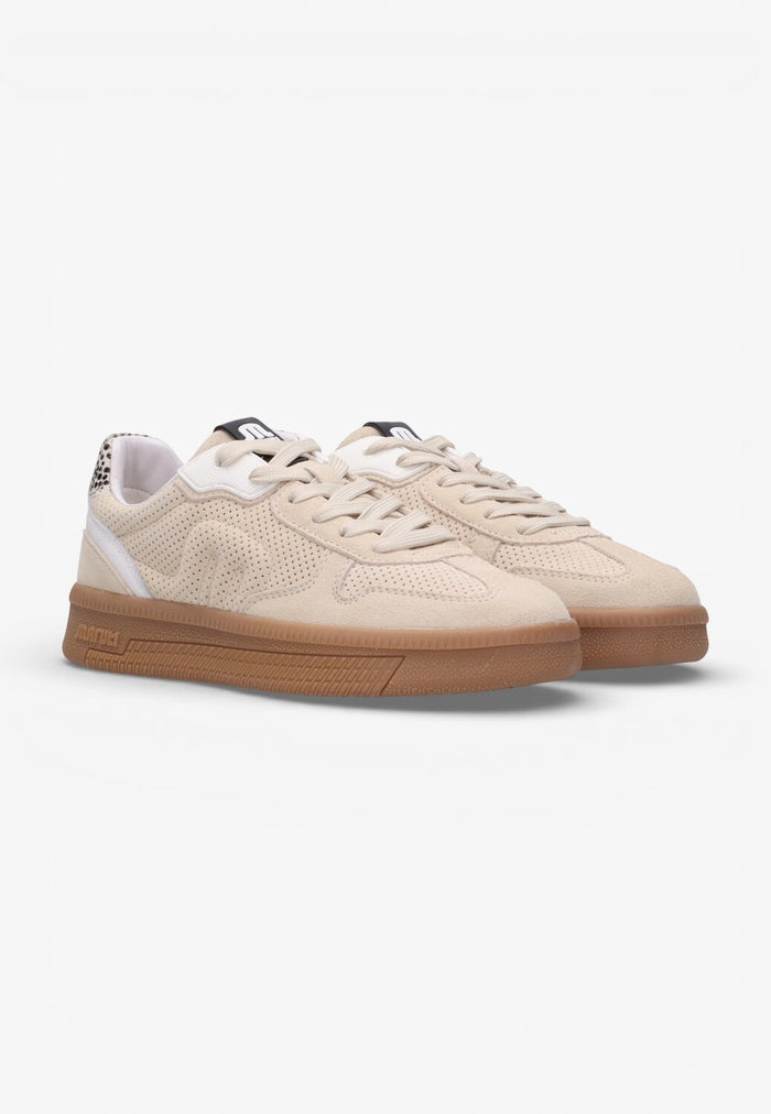 DAMES SPORTIEVE VETERSCHO-Beige suède/nubuck