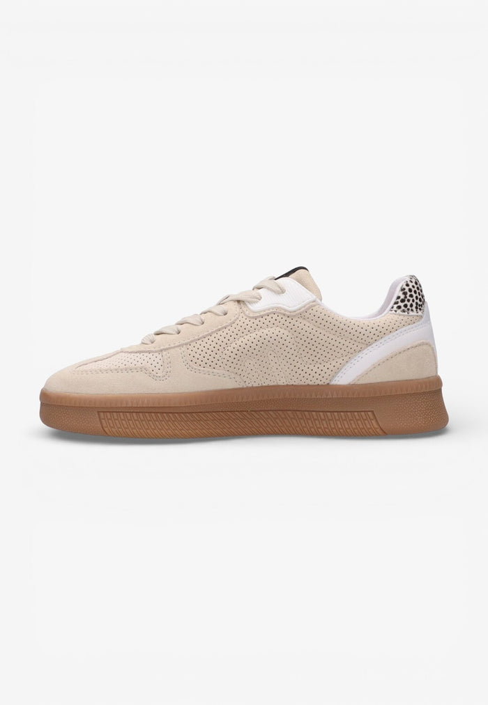 DAMES SPORTIEVE VETERSCHO-Beige suède/nubuck