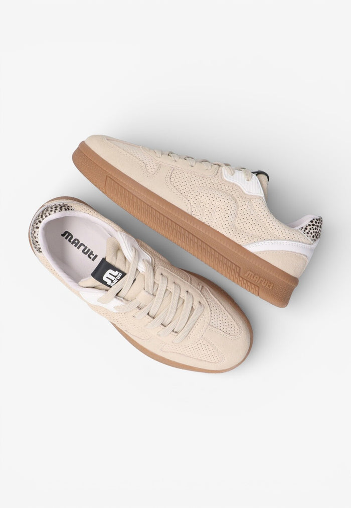 DAMES SPORTIEVE VETERSCHO-Beige suède/nubuck