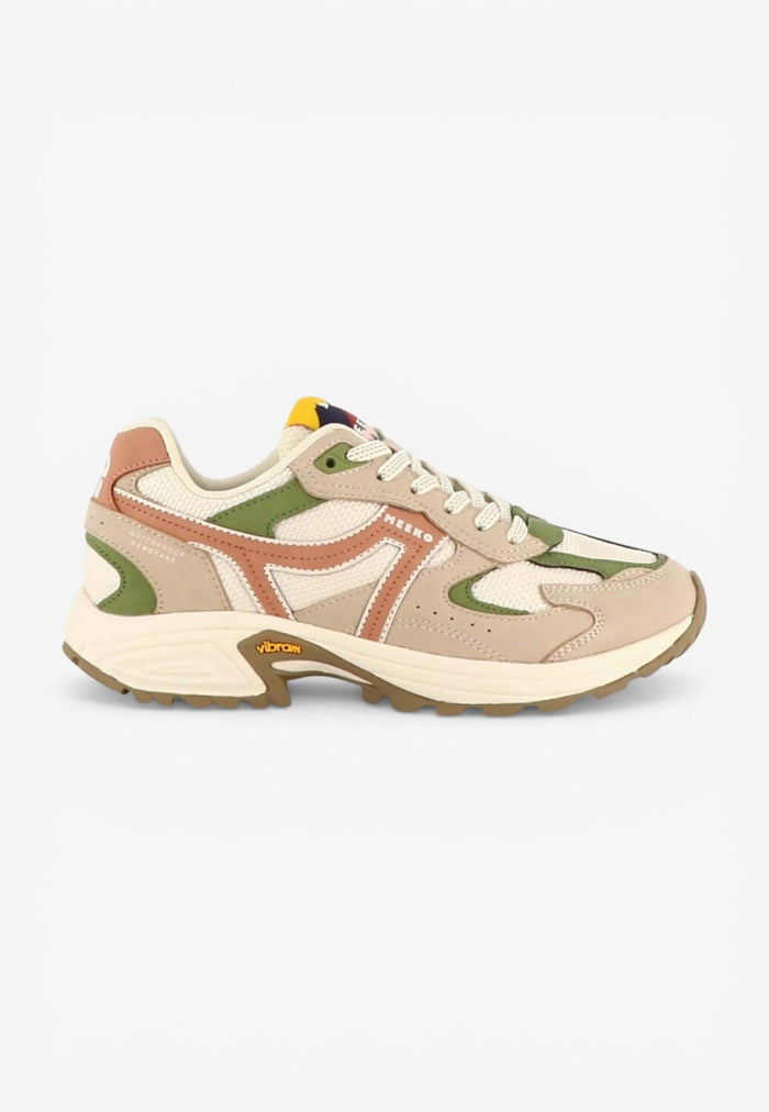 DAMES SPORTIEVE VETERSCHO-Beige combi kleur