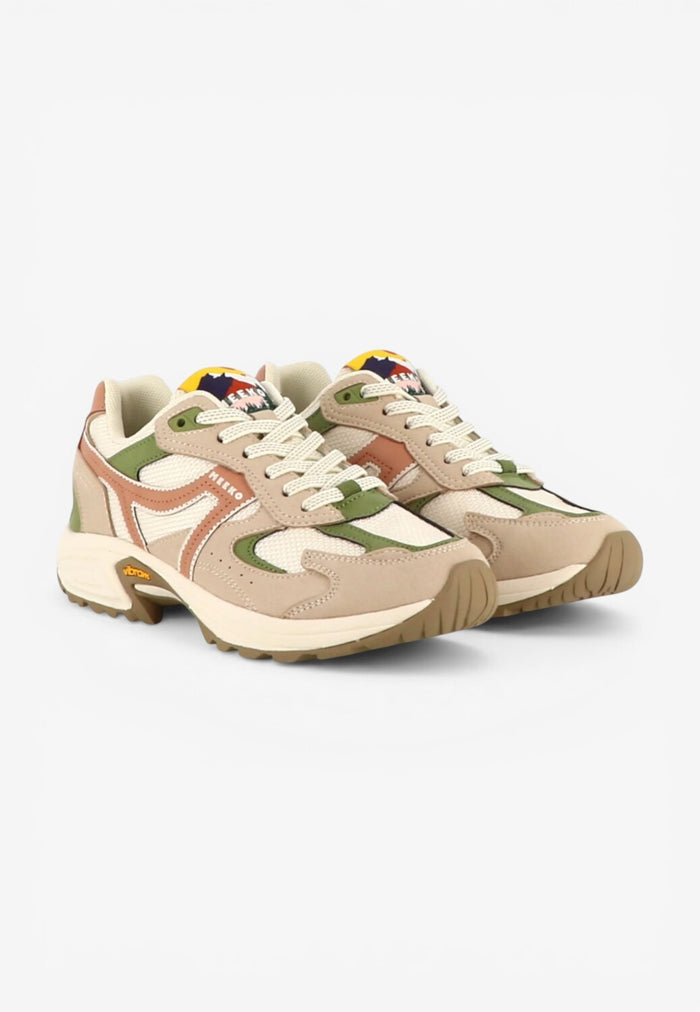 DAMES SPORTIEVE VETERSCHO-Beige combi kleur
