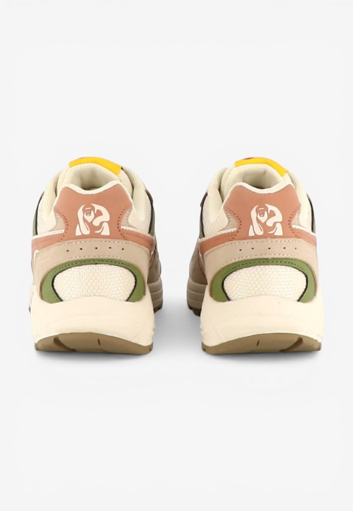 DAMES SPORTIEVE VETERSCHO-Beige combi kleur