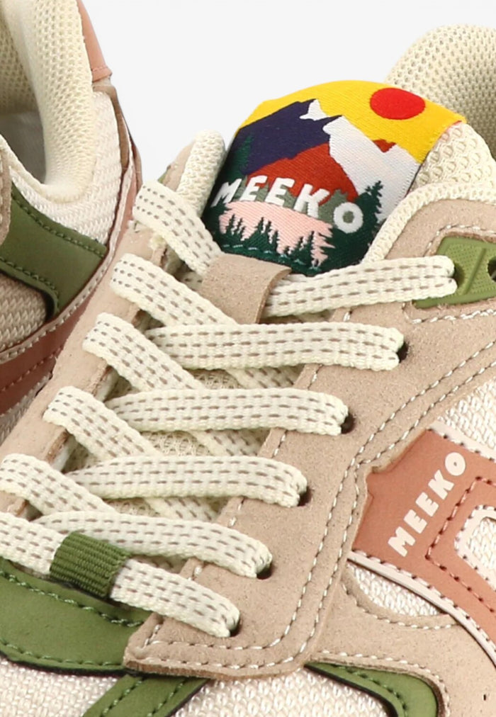DAMES SPORTIEVE VETERSCHO-Beige combi kleur
