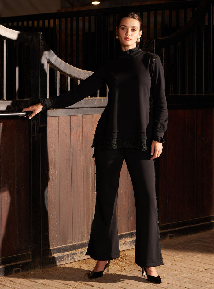 Meleta Spacer Black Top