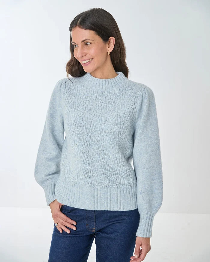 Mila Cable Knit Wool Rich Jumper