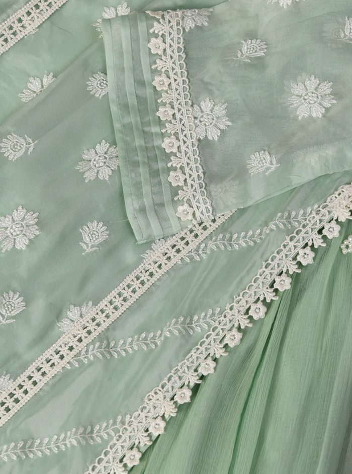 Mulmul Organza Armagh Kurta