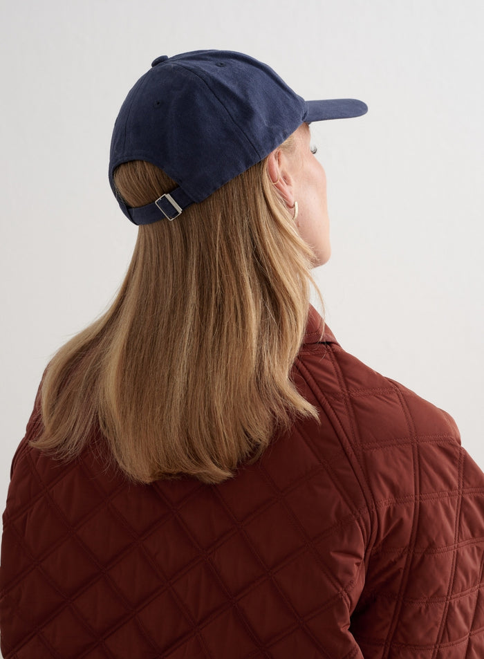 Navy Small Logo Cap