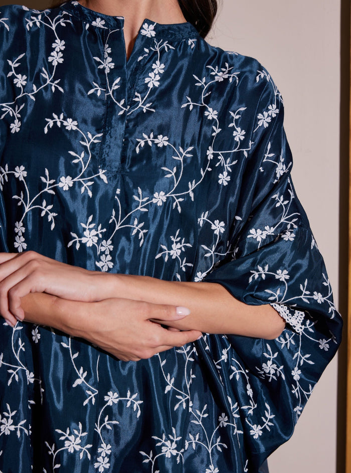 Pheme Modal Satin Navy Co-ord Set