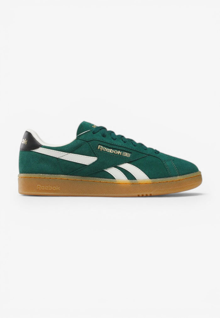 Heren veterschoenen-Groen suède/nubuck