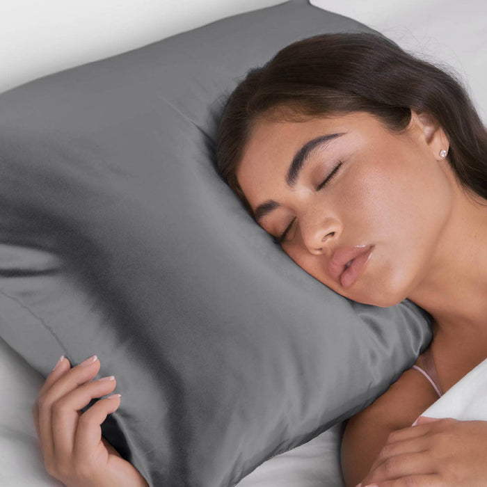 Satin Pillowcase | Charcoal