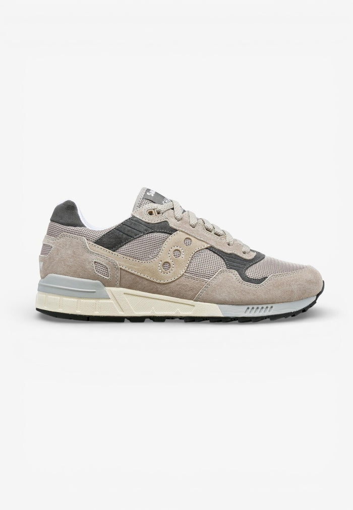 Heren veterschoenen-Grijs suède