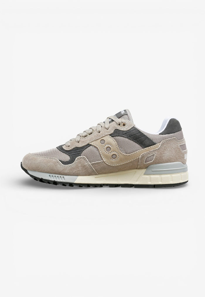 Heren veterschoenen-Grijs suède