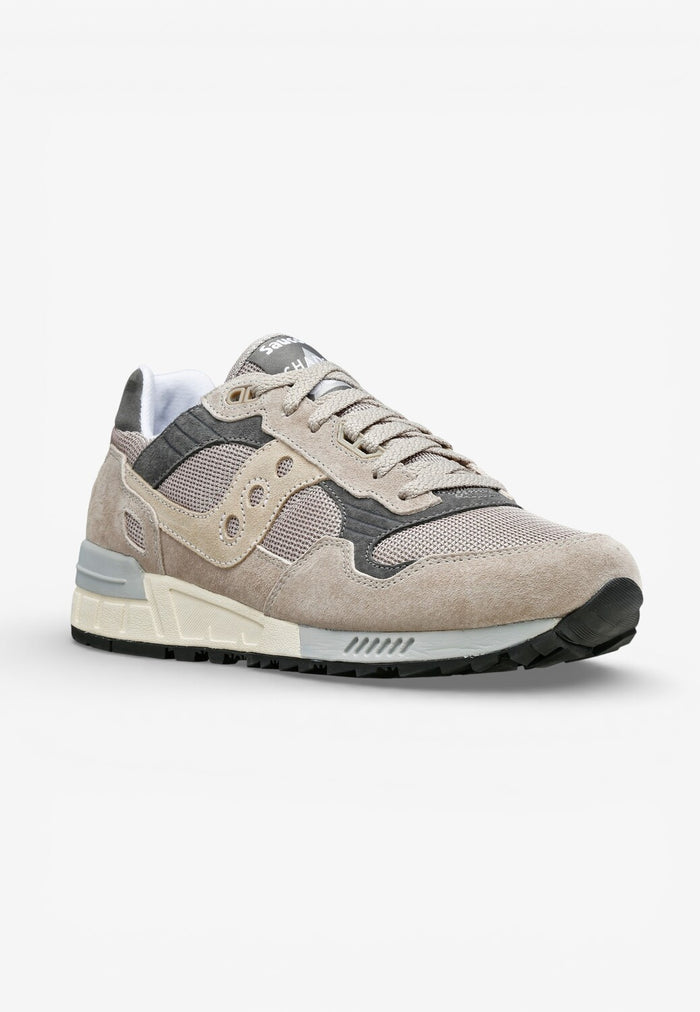 Heren veterschoenen-Grijs suède