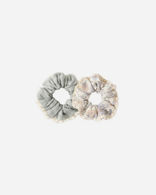 Scrunchie Set Green Gingham, Bloom
