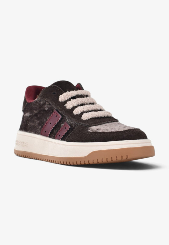 Meisjes schoenen-Bruin combi kleur