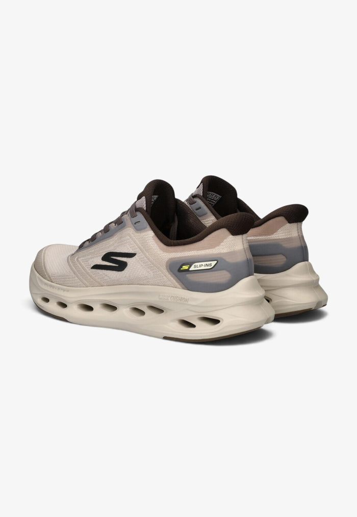 Heren veterschoenen-Beige combi kleur
