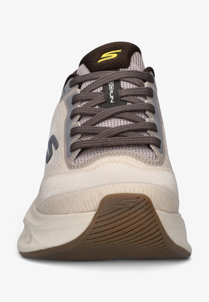 Heren veterschoenen-Beige combi kleur