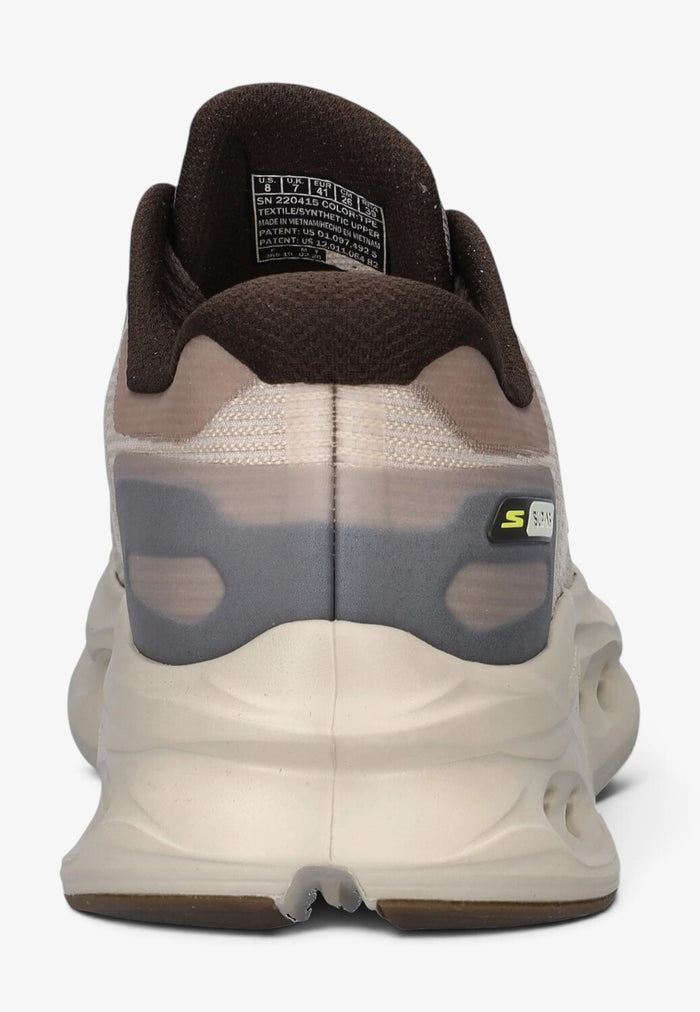 Heren veterschoenen-Beige combi kleur
