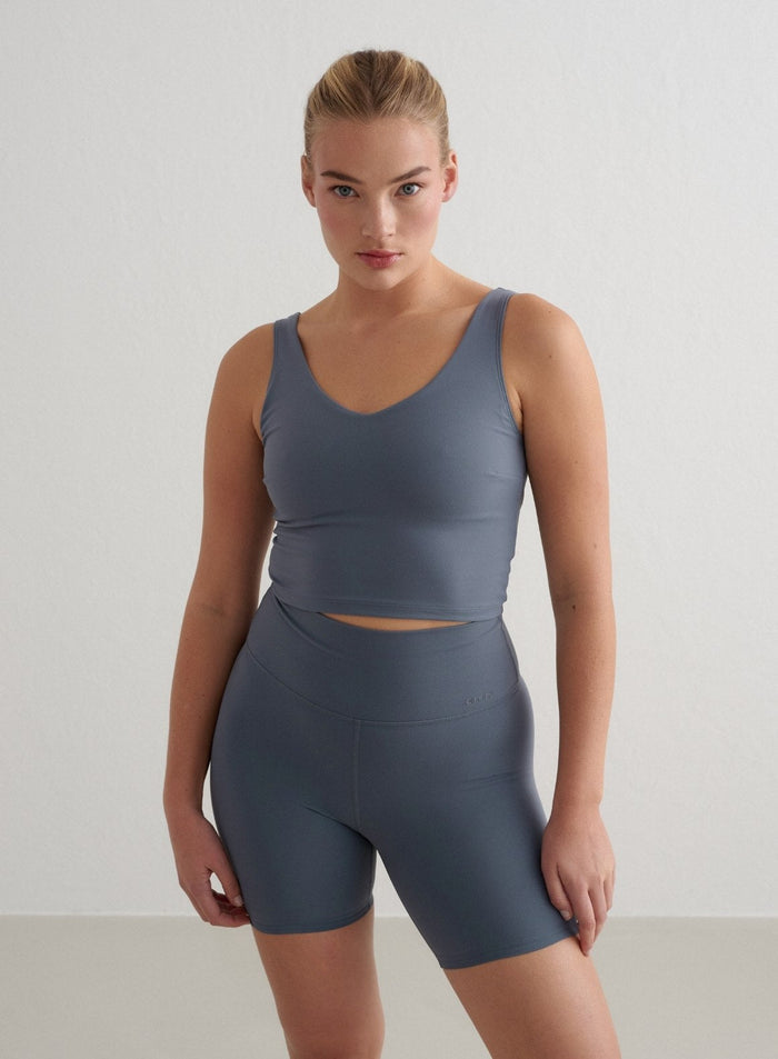 Storm Blue Sense Midi Biker Shorts